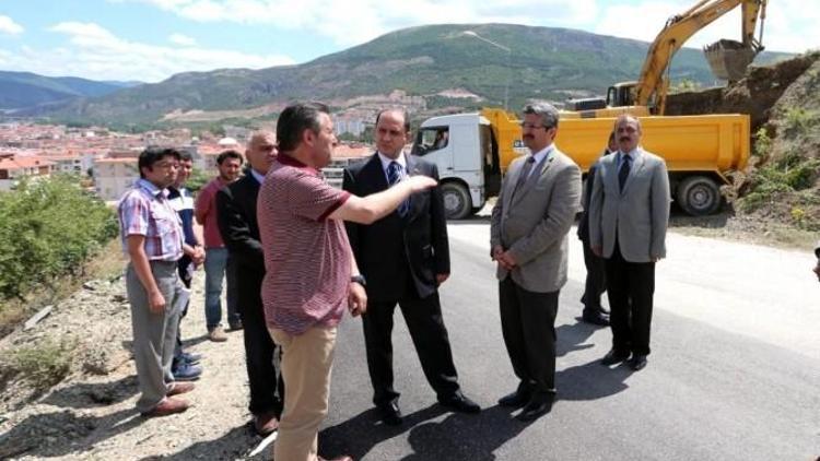 Vali Çomaktekin’den Afet Konutları Yapılacak Bölgede İnceleme