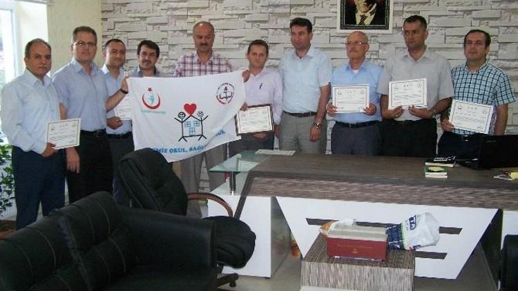 Beyşehir’de 9 Okula Beyaz Bayrak Verildi