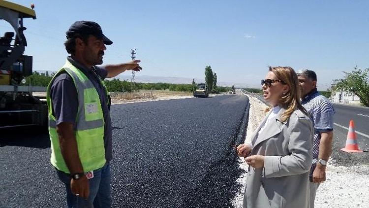 Çalık, Sivas Yolunda İnceleme Yaptı