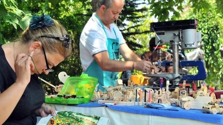 Akşehir Gülmece Parkı Sanat Atölyesine Dönüştü