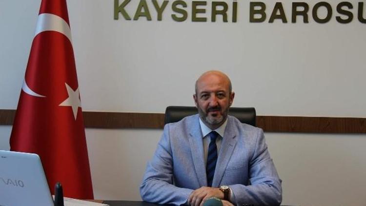 Kayseri Barosu Başkanı Avukat Fevzi Konaç: