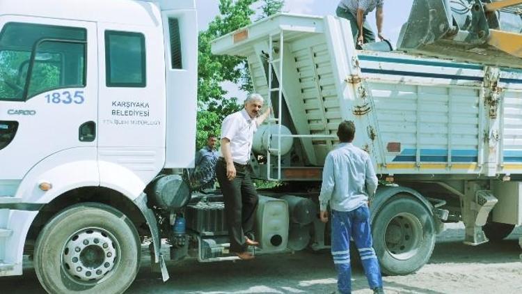 Karşıyaka’dan Kemerhisar’a Yardım