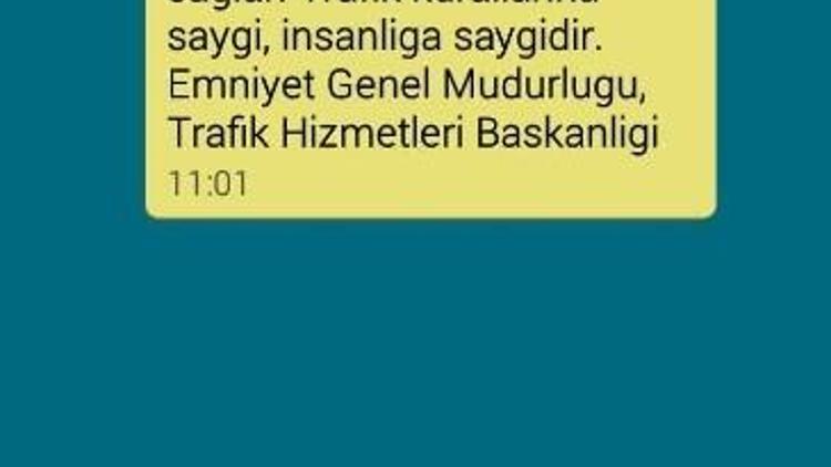 Emniyet’ten Mesajlı Trafik Uyarısı