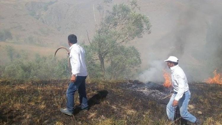 Hakkari’de Korkutan Yangın