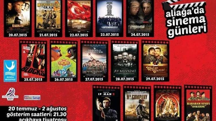 Aliağa’da Ücretsiz Sinema Günleri ‘Kabadayı’ İle Başlıyor