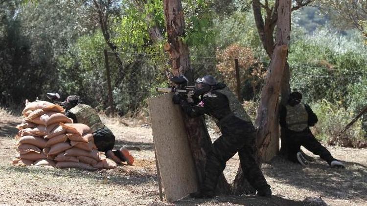 Karşıyaka’da Gençlerin Yeni Tutkusu Paintball