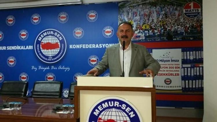 Memur-sen’in 2016-2017 Toplu Sözleşme Talepleri Açıklandı