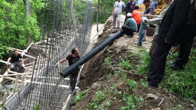 Erzurum Büyükşehir, Dağ Taş Demeden Yol Yapıyor