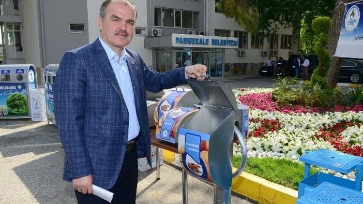 Pamukkale’de Ekmek İsrafına Karşı Ekmek Kutuları Projesi Hayata Geçirildi