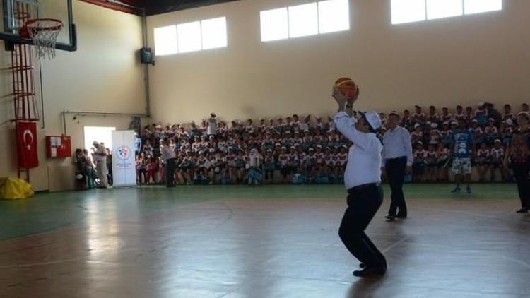 Başkan Çerçi’den Basket Şov