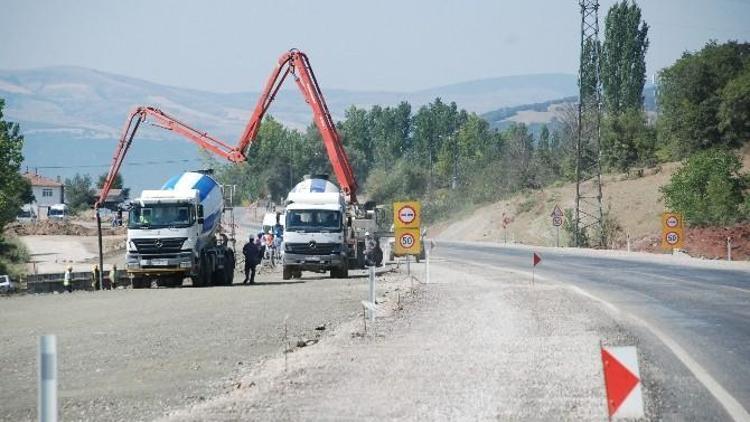 Tokat’ta Duble Yol Çalışması