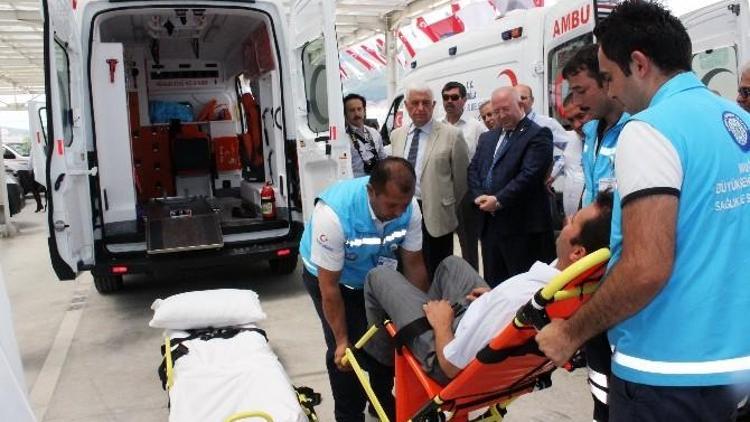 Büyükşehir’e 4 Yeni Hasta Nakil Ambulansı