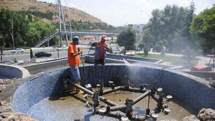 Pursaklar’da Parkların Bakım Ve Onarımı Yapıldı