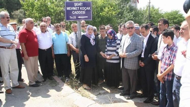 Yozgatlı Şehit Mehmet Koçak’ın İsmi Caddede Yaşatılacak