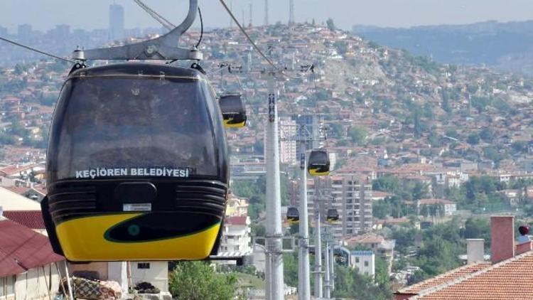 Teleferikten Kuşbakışı Keçiören Keyfi