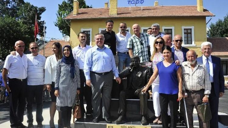 Karaman’da 50. Yıl Anısına Dikilen Göç Anıtı Törenle Açıldı