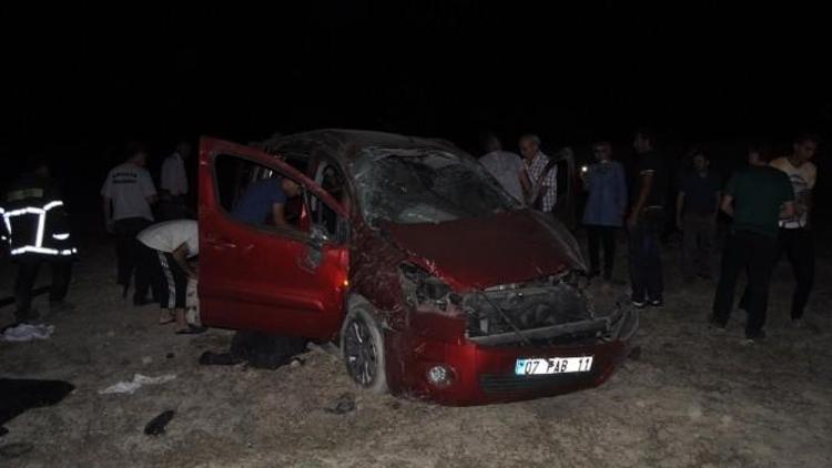 Tefenni Yolunda Trafik Kazası 7 Yaralı