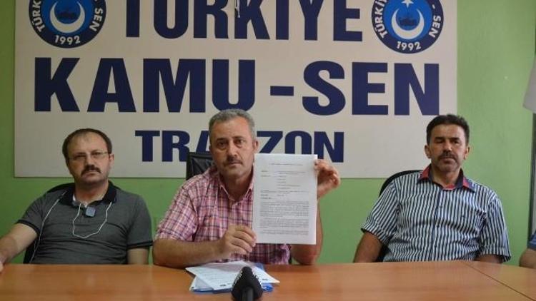 Kamu-sen Ve Türk Eğitim-sen’den Vali Öz Ve İl Milli Eğitim Müdürü Hızır Aktaş Hakkında Suç Duyurusu