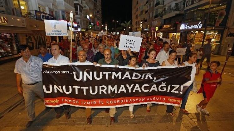 17 Ağustos Felaketi İzmir’de Unutulmadı