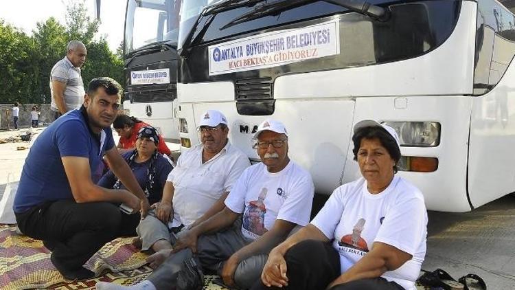 Antalyalı Aleviler Hacıbektaş’ta