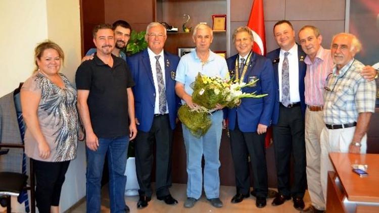 Rotary Bölge Federasyon Başkanı Reha Akın’dan Başkan Toyran’a Ziyaret