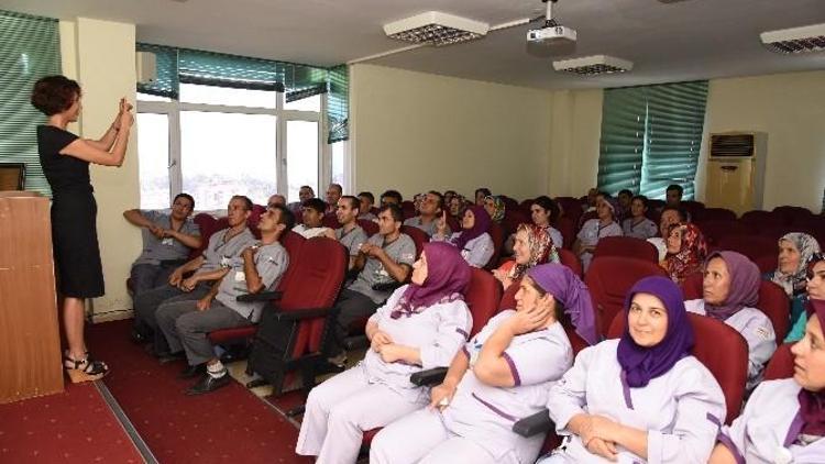 Hastane Personeline Toplumda Engelli Farkındalığı Semineri Verildi