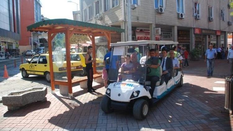 Mekik Ve Golfbüs’e Ahşap Bekleme Durakları Yapıldı