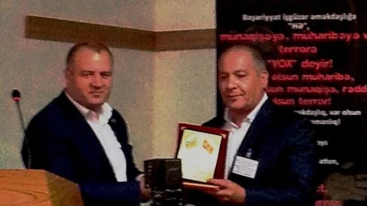 Diaspora Başkanı Ağayev’e Ödülü Verildi