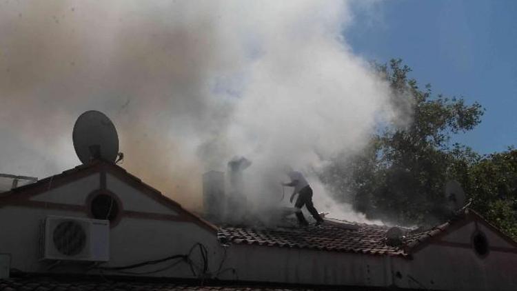 Fethiye Balık Halindeki Yangın Korkuttu