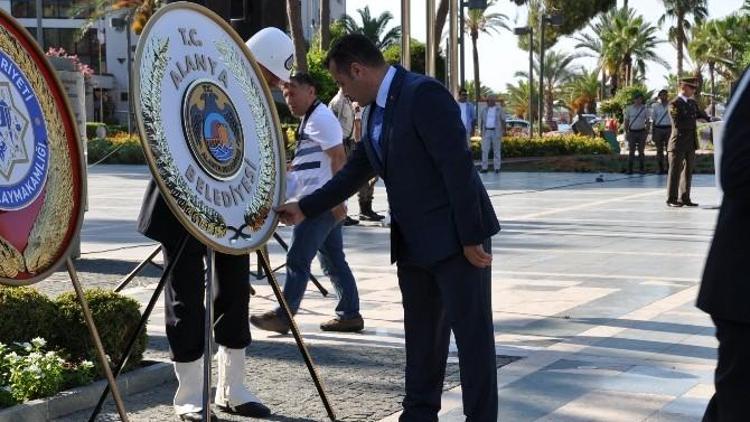 Alanya’da 30 Ağustos Zafer Bayramı Kutlandı