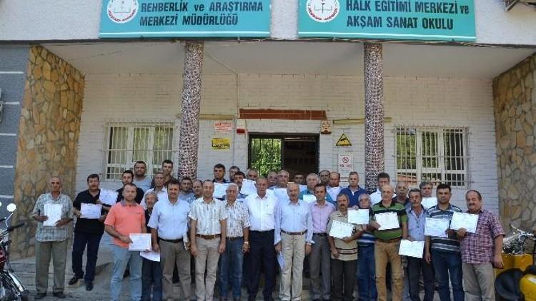 Nazilli’de Servis Şoförleri Sertifikalandı