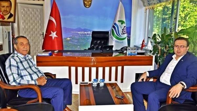 Kaymakam Zadeleroğlu’ndan, Başkan Özdemir’e Ziyaret