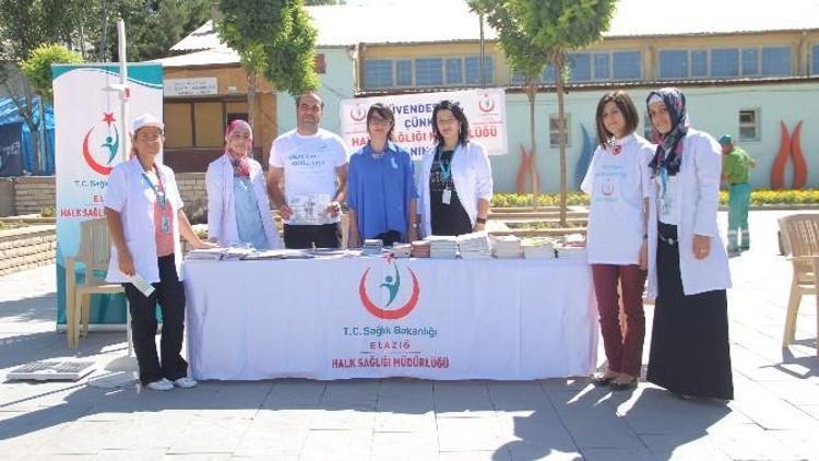 Elazığ Halk Sağlığı Müdürlüğü Tarafından “Halk Sağlığı Haftası” İçin Stant Açıldı