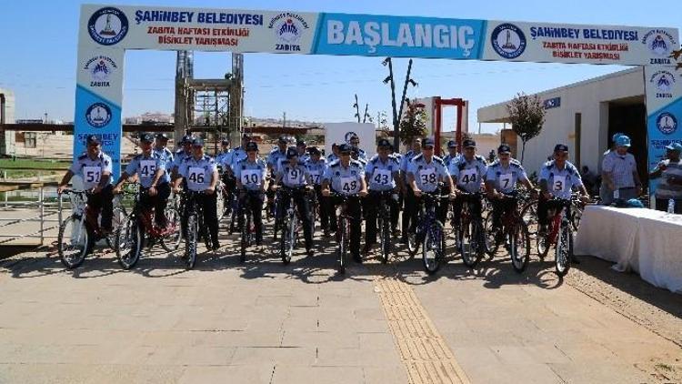 Şahinbey Zabıtası Bisiklet Yarışında Ter Döktü