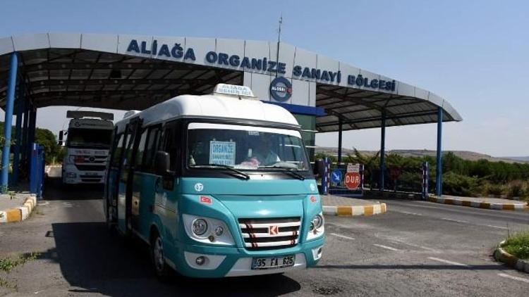 Aliağa İzban İstasyonu’ndan Alosbi’ye Minibüs Seferleri Başladı