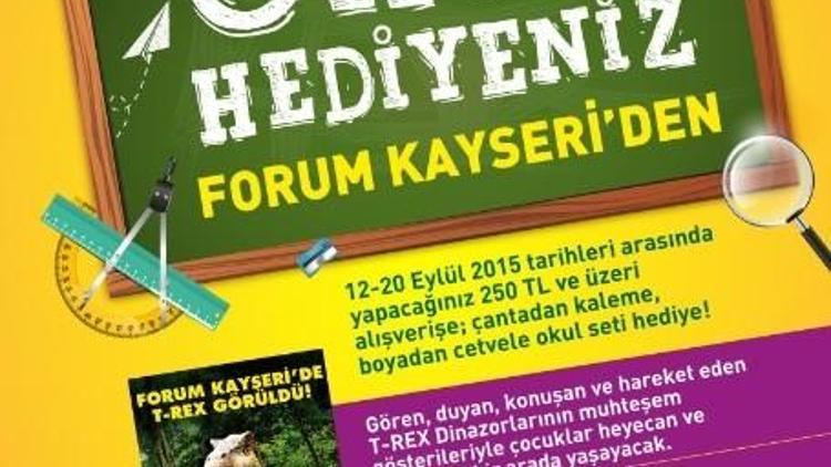 Forum Kayseri’de Okul Alışverişi Hem Kazançlı Hem Eğlenceli