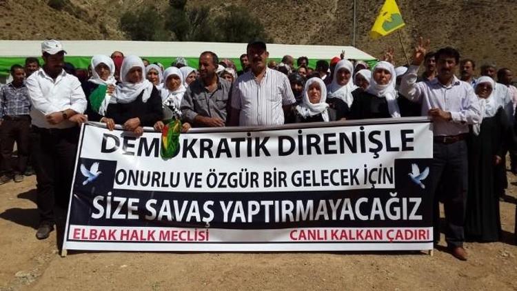 HDP Ve DBP’den Başkale’de Canlı Kalkan Eylemi