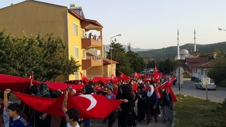 Almus’ta Teröre Tepki Yürüyüşü