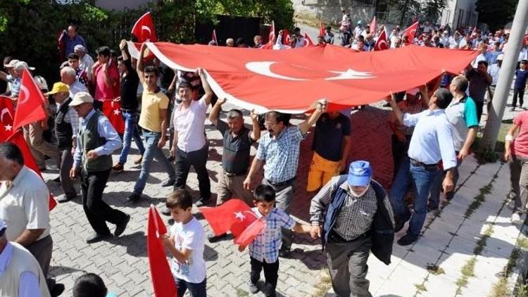 Bayat’ta Teröre Lanet Yürüyüşü