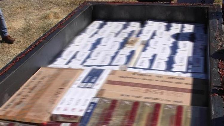 Erzincan’da 28 Bin 540 Paket Kaçak Sigara Yakalandı