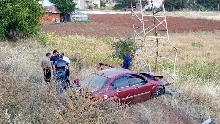 Tüm İlçede Elektrikleri Kesen Kaza