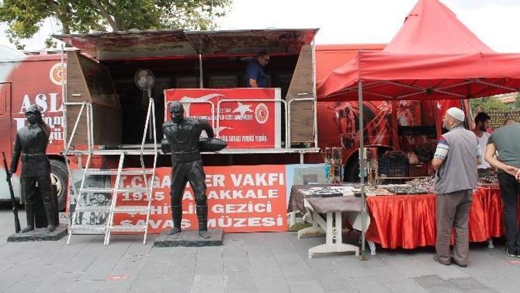 Gaziler Vakfı Gezici Müze Otobüsü Niğde’de