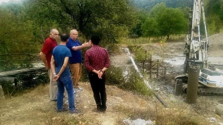 Ulus’ta Köprü Yapım Çalışmaları Devam Ediyor