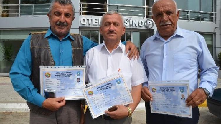 Sinoplu Muhtarlar ‘Planör Uçuş Belgesi’ Aldı