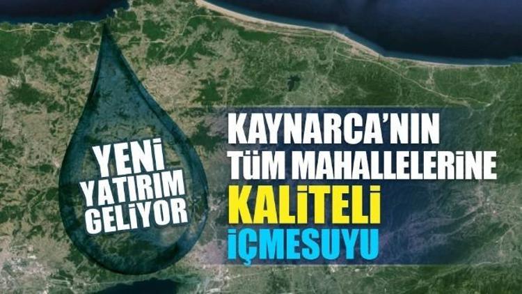 41 Mahalleyi Kapsayan İçmesuyu Yatırımı Geliyor