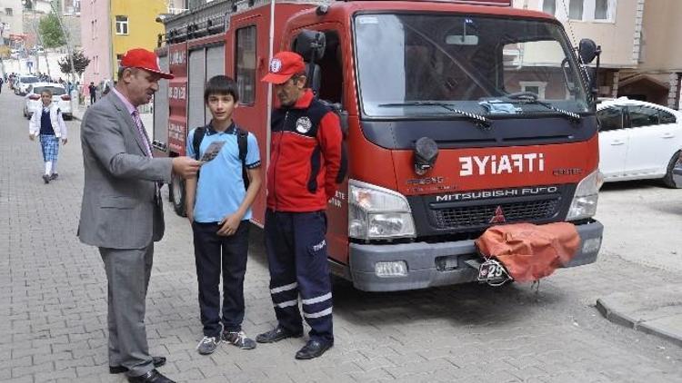 Gümüşhane’de İtfaiyecilik Haftası Kutlanıyor