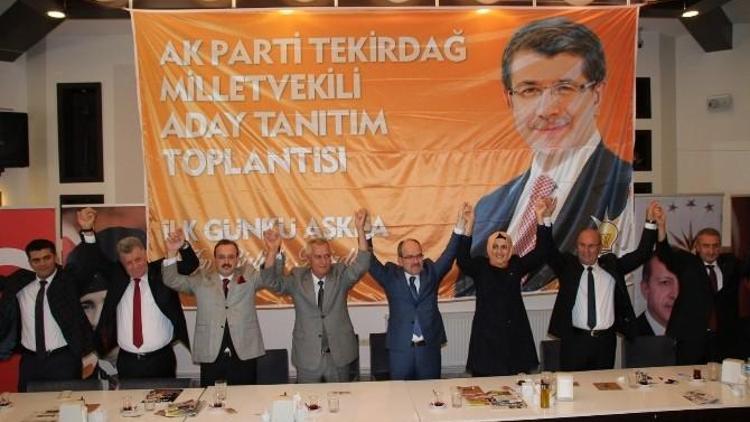 AK Parti, Tekirdağ Milletvekili Adaylarını Tanıttı