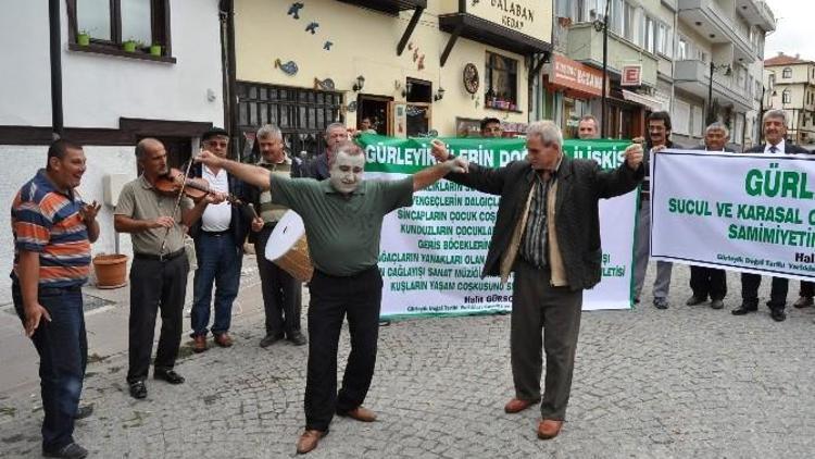 Gürleyik Çayı’nda Mangal Yakan Yandı