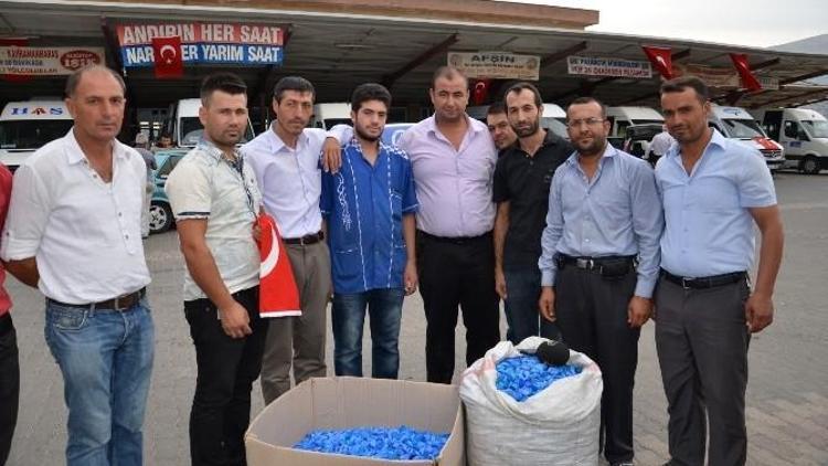 Şoförlerden Engelliler İçin 25 Bin Mavi Kapak