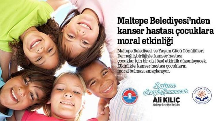 Maltepe Belediyesi’nden Kanser Hastası Çocuklara Moral Etkinliği